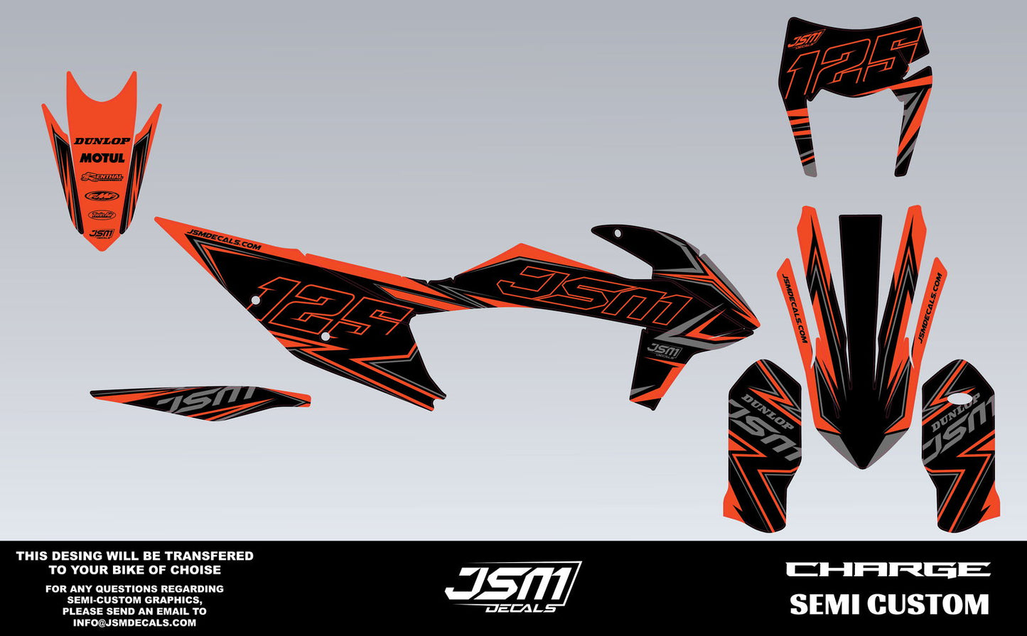 CHARGE - GRAPHICS KIT 2.0 - JSM Decals