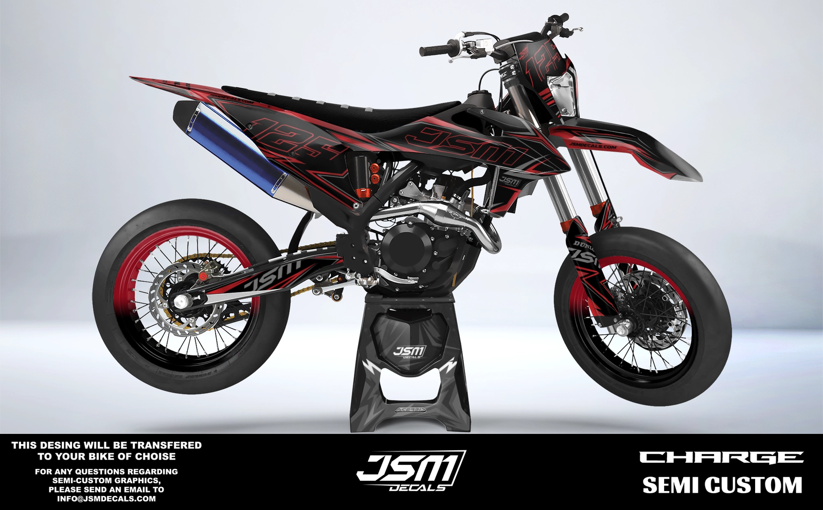 CHARGE - GRAPHICS KIT 2.0 - JSM Decals 