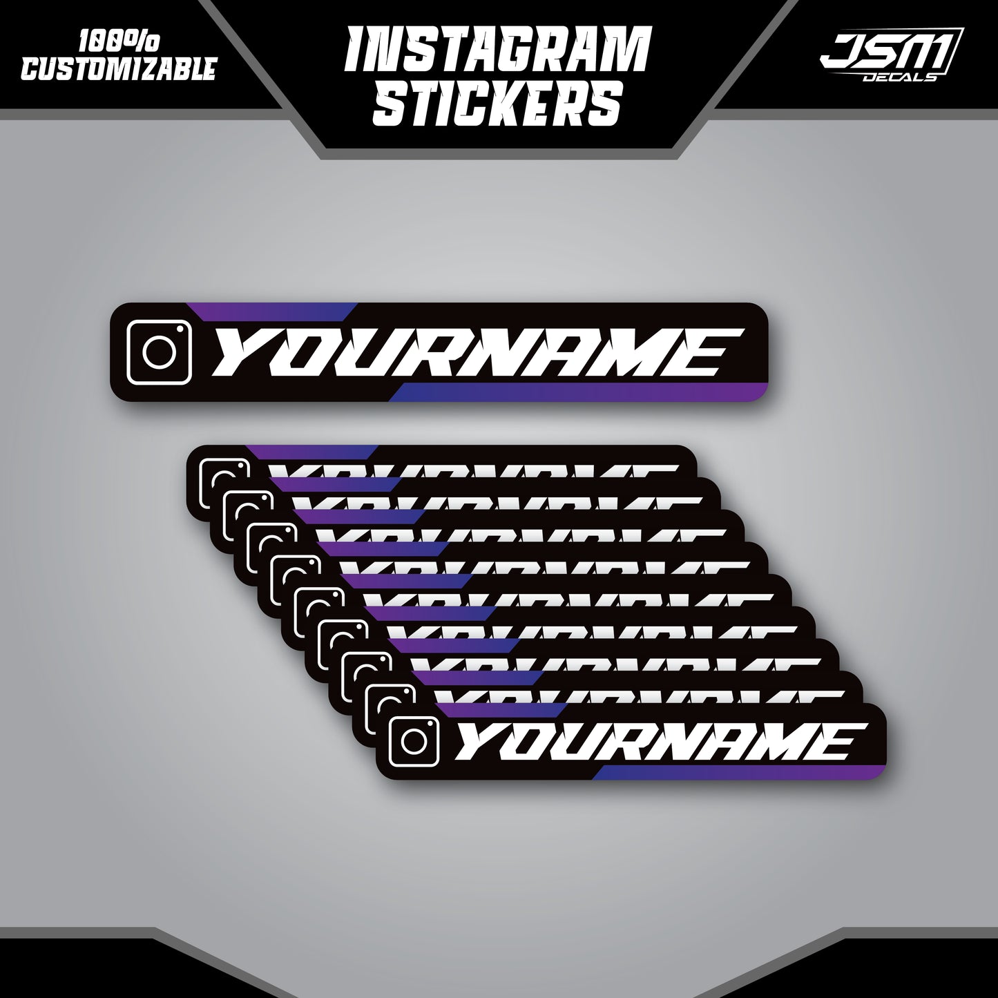 INSTAGRAM TAG STICKERS x10