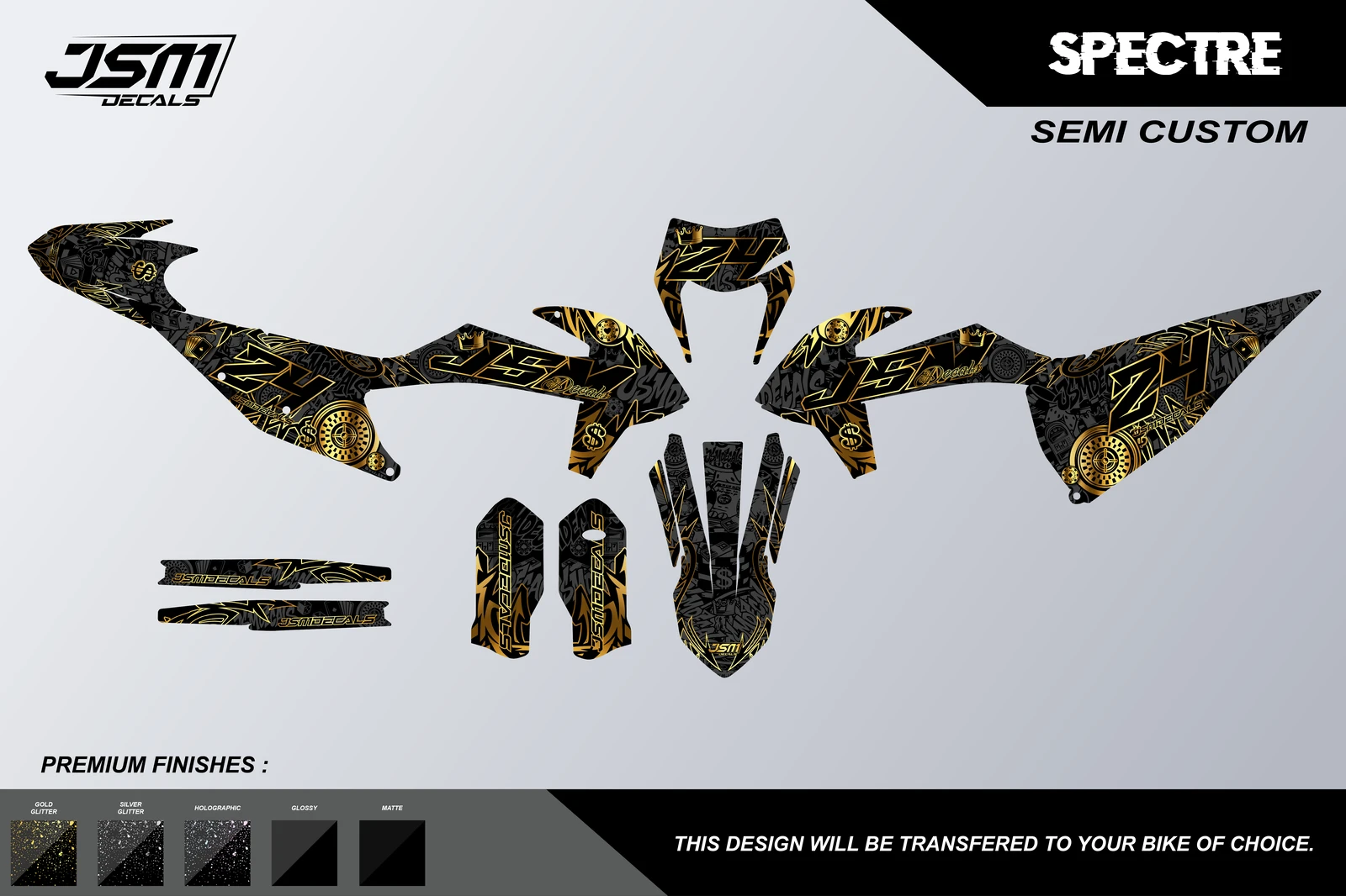 SPECTRE - GRAPHICS KIT - JSM Decals